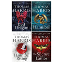 Hannibal Lecter Series 4 Book Set by Thomas Harris – Red Dragon to Hannibal Rising Collection