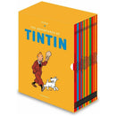 Tintin Complete 23 Book Paperback Box Set by Hergé – Classic Adventures Graphic Novel Collection