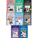 Diary Of A Wimpy Kid 8 Books Collection Set by Jeff Kinney Hot Mess, No Brainer, Big Shot, The Deep End