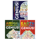 Quiz Encyclopedia Genius Knowledge 3 Books Collection Set – General Knowledge Learning Collection for Kids