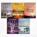 Lee Child Jack Reacher Series 1–5 Collection | Killing Floor, Die Trying, Tripwire, The Visitor & Echo Burning – Thriller 5 Books Set