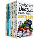 M C Beaton Agatha Raisin Series 1-7 Collection 7 Books Set (Quiche of Death, Vicious Vet, Potted Gardener, Walkers of Dembley, Murderous Marriage, Terrible Tourist, Wellspring of Death)