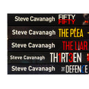 Steve Cavanagh Eddie Flynn Series 5 Books Collection Set Thirteen The Defence The Plea The Liar Fifty Fifty