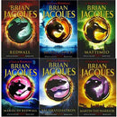 SLIGHTLY DAMAGE - Brian Jacques Redwall Series 6 Books Collection Set Redwall Mossflower Mattimeo Mariel Of Redwall ..